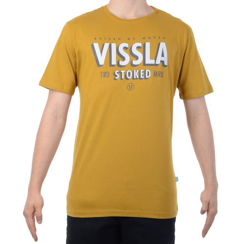 Camiseta Masculina Vissla Monumental - AMARELO / G
