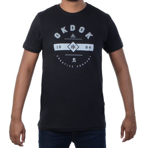 Camiseta Masculina Okdok Basic - PRETO / M