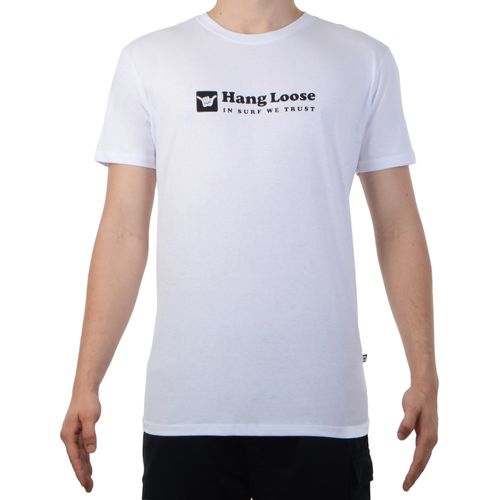 Camiseta Masculina Hang Loose Guide - BRANCO / P