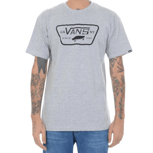 Camiseta Masculina Vans Athletic Heath - CINZA / P