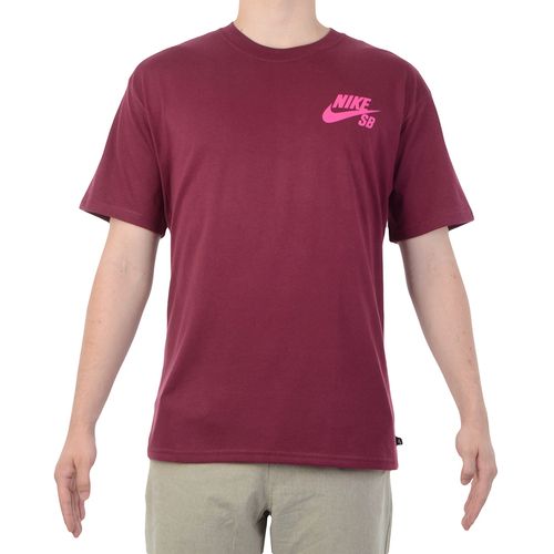 Camiseta-Masculina-Nike-Classic-Logo---VINHO