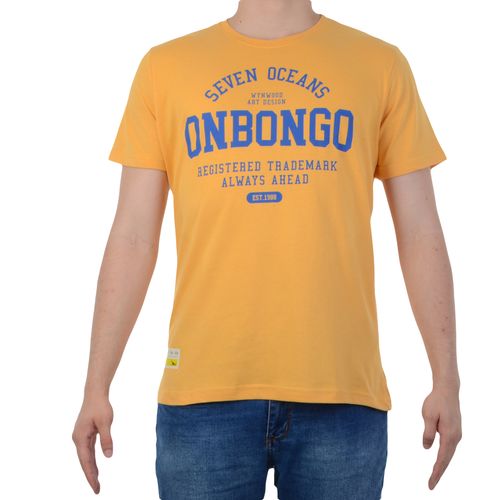 Camiseta-Masculina-Onbongo-Surf-Style---AMARELO
