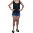 Regata-Feminina--Hurley-Regata--Confortable-PRETO