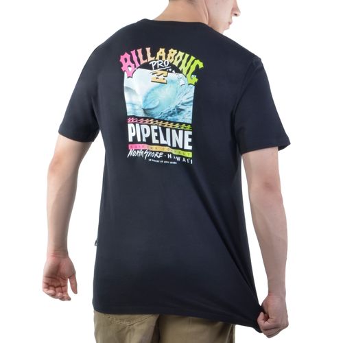 Camiseta-Masculina-Billabong-Pipeline-Poster---PRETO-