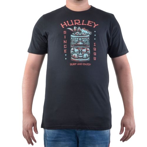 Camiseta-Masculina-Hurley-Tiki-Drink---PRETO-