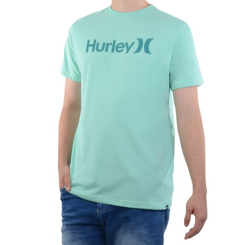 Camiseta-Masculina-Hurley-O-O-Solid-MENTA-MESCLA