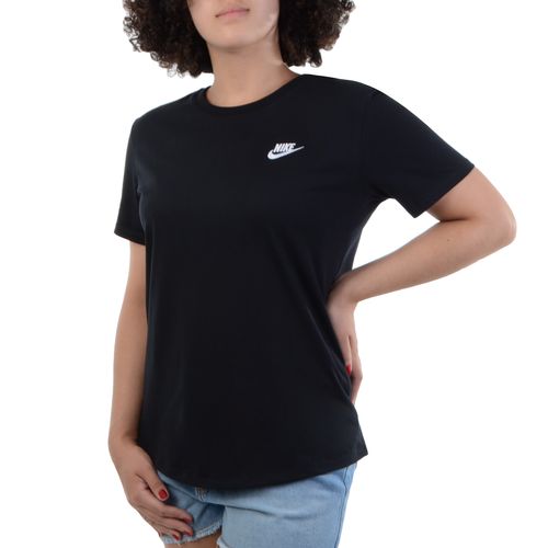 Camiseta-Feminina-Nike-Sportswear-Club-PRETO