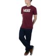 Camiseta-Masculina-Vans-Classic-Logo-Burgundy-White-VINHO-BRANCO