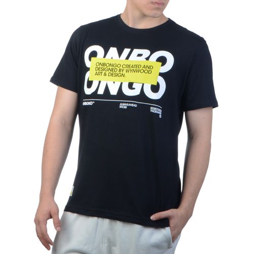 Camiseta-Masculina-Onbongo-Pila-PRETO