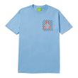 Camiseta-Masculina-Huf-Trespass-Triangle-SS-Tee-AZUL