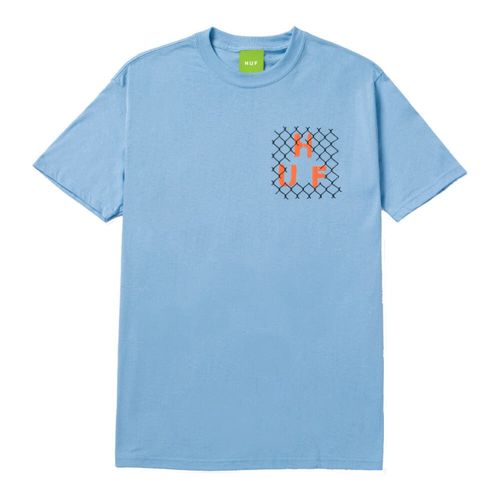 Camiseta-Masculina-Huf-Trespass-Triangle-SS-Tee-AZUL