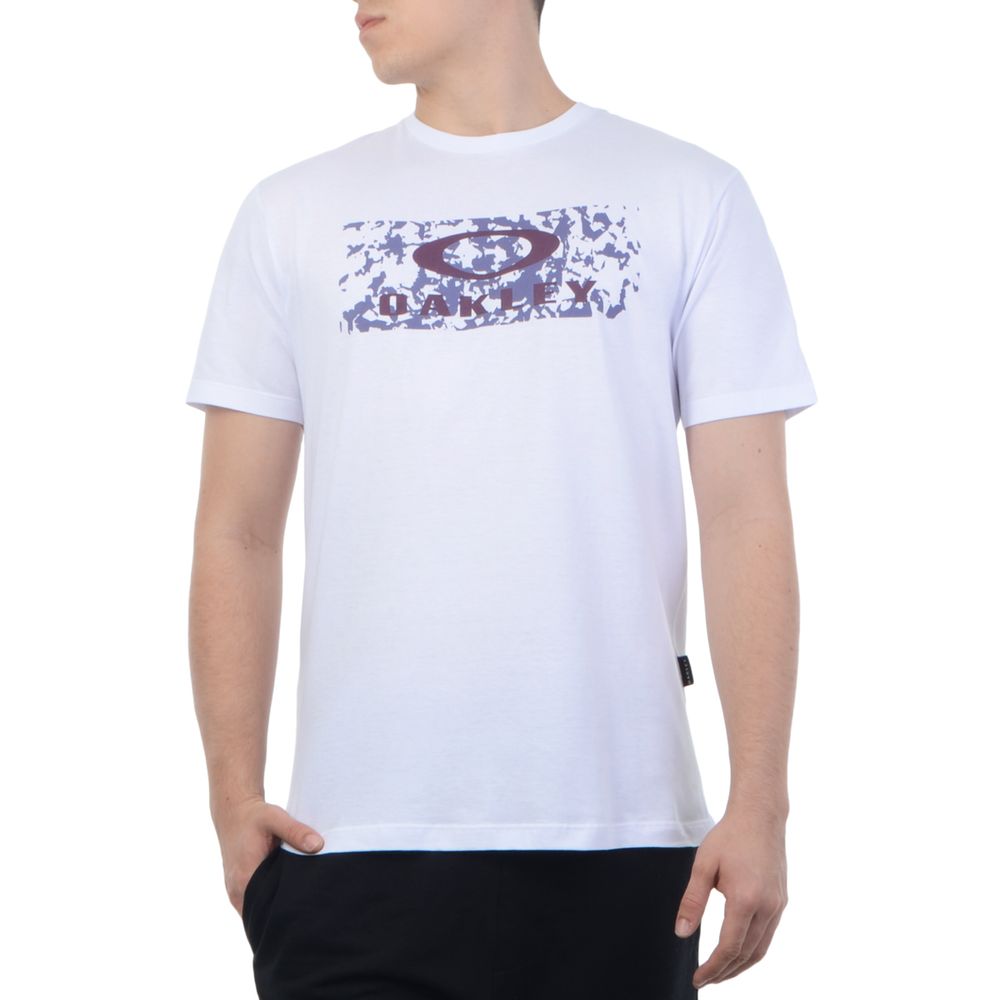 Camiseta Oakley Silk Logo Graphic Tee White - Masculina