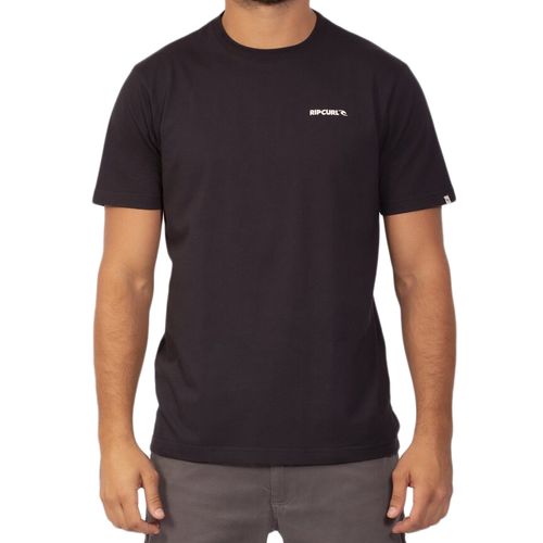 Camiseta-Masculina-Rip-Curl-Basic-Color-Black-PRETO