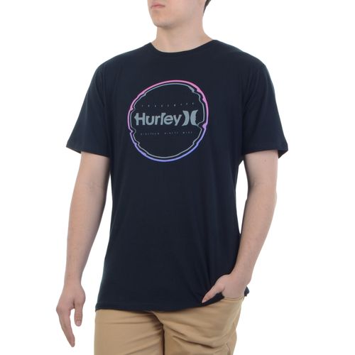 Camiseta-Masculina-Hurley-Arco-PRETO