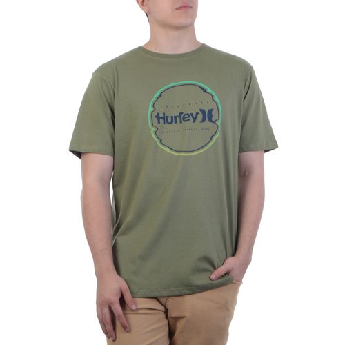 Camiseta-Masculina-Hurley-Arco-VERDE