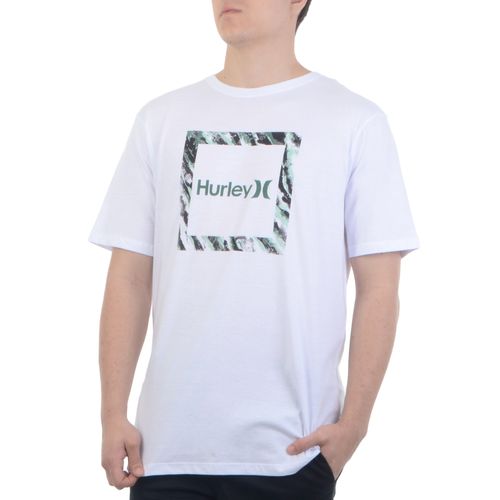 Camiseta-Masculina-Hurley-Frame-BRANCO