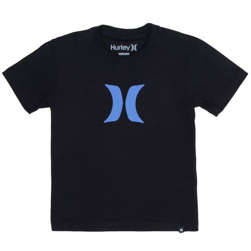 Camiseta-Infantil-Hurley-Icon-Unic-PRETO