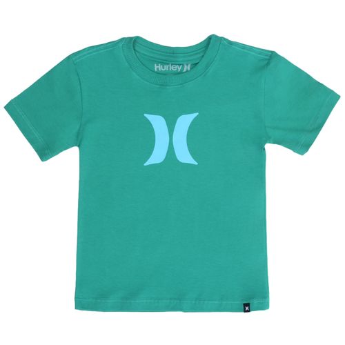 Camiseta-Infantil-Hurley-Icon-Unic-VERDE
