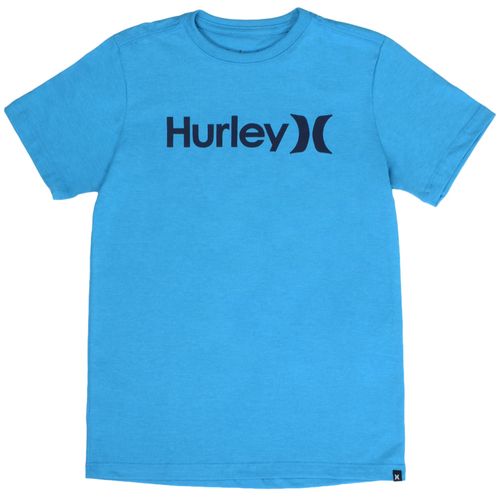 Camiseta-Infantil-Hurley-Solid-Juv-AZUL