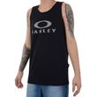 Camiseta-Masculina-Regata-Oakley-Bark-Tank-Jet-Black-PRETO