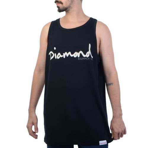 Regata-Masculina-Diamond-Supply-Co.-OG-Script-PRETO