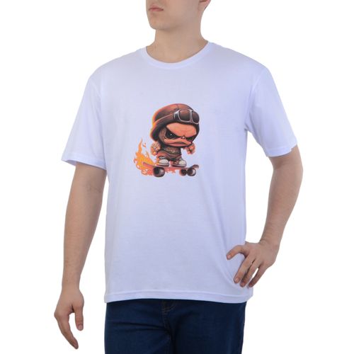 Camiseta-Masculina-BearHugs-Toyart-Skate-BRANCO