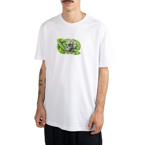 Camiseta-Masculino-Lost-Saturn-Skull-BRANCO