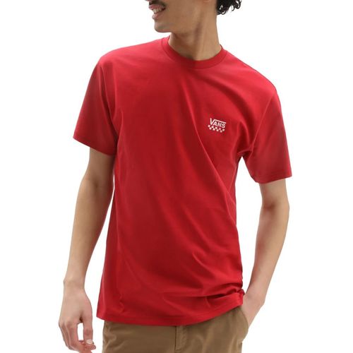 Camiseta-Masculina-Vans-Left-Chest-Logo-II-SS-Chili-Pepper-VERMELHO