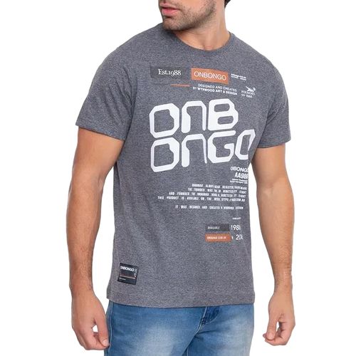 Camiseta-Masculina-Onbongo-Onb-Stamp-CINZA