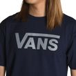 Camiseta-Masculina-Vans-Classic-Logo-Navy-White-MARINHO