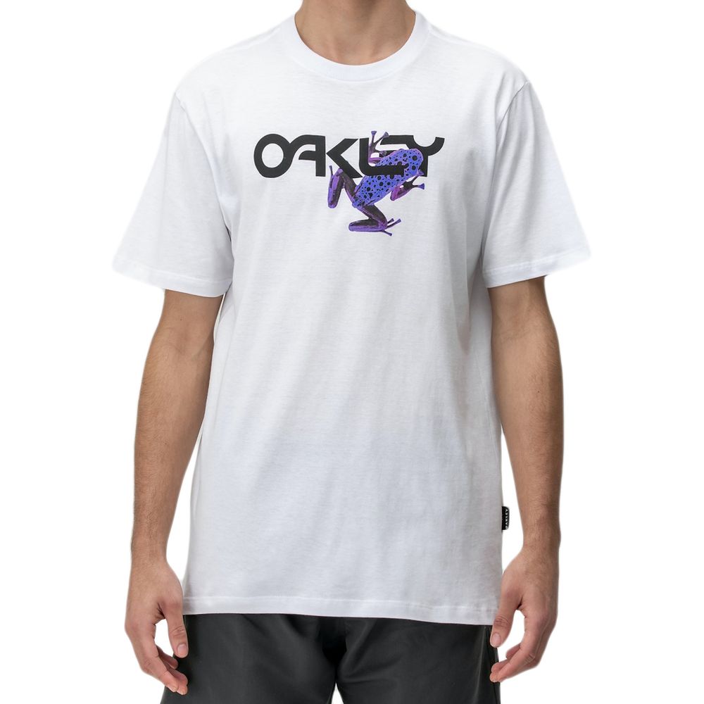 Camiseta Masculina Oakley Frog Big Graphic Tee White - overboard