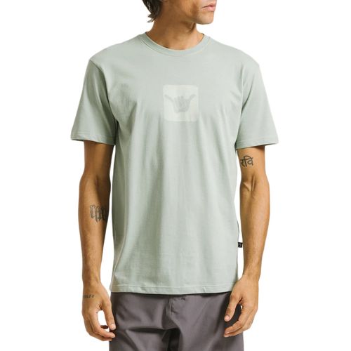Camiseta-Masculina-Hang-Loose-Traditional-Logo-TURQUESA