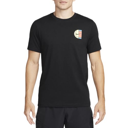 Camiseta-Masculina-Nike-Court-Black-PRETO