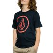 Camiseta-Infantil-Volcom-Regular-Circle-Stone-PRETO