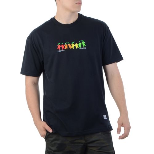 Camiseta-Masculina-Grizzly-Taste-The-Rainbow-PRETO