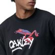 Camiseta-Masculina-Oakley-Frog-Graphic-Tee-PRETO