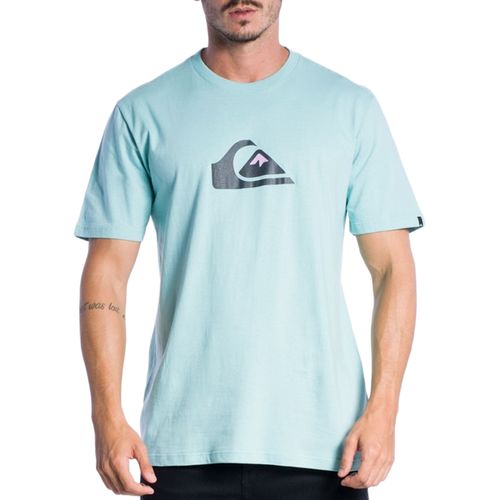 Camiseta-Masculina-Quiksilver-Comp-Logo-Colors-TURQUESA