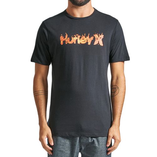Camiseta-Masculina-Hurley-Silk-O-O-Fire-PRETO