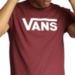 Camiseta-Masculina-Vans-Classic-Logo-Burgundy-White-VINHO