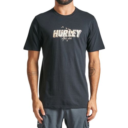 Camiseta-Masculina-Hurley-Aloha-PRETO