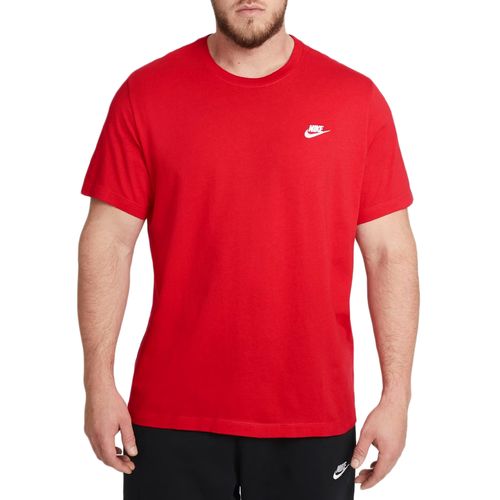 Camiseta-Masculina-Nike-Sportswear-Club-Red-VERMELHO