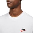 Camiseta-Masculina-Nike-Sportswear-Club-White-Black-Red-BRANCO