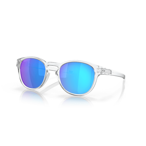 Oculos-Masculino-Oakley-Latch-Matte-Clear-Prizm-Sapphire-Polarized