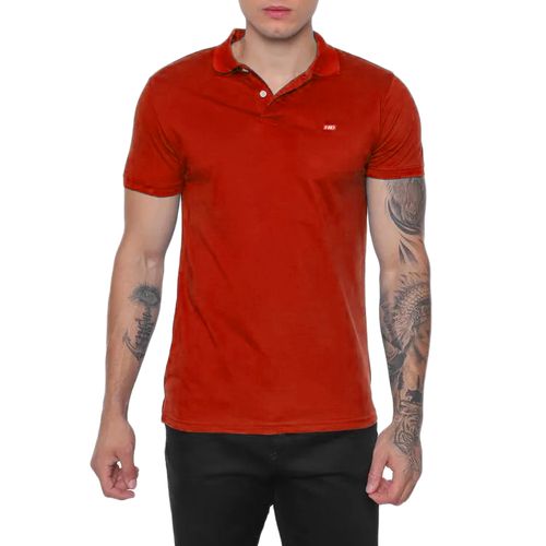 Camiseta-Polo-Masculina-HD-Piquet-Sleeve-VERMELHO