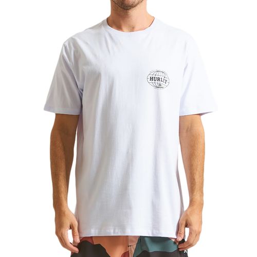 Camiseta-Masculina-Hurley-Global-BRANCO