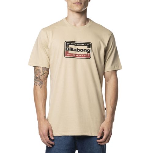 Camiseta-Masculina-Billabong-Exit-Arch-BEGE