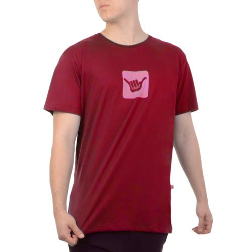Camiseta-Masculina-Hang-Loose-Traditional-Logo-VERMELHO