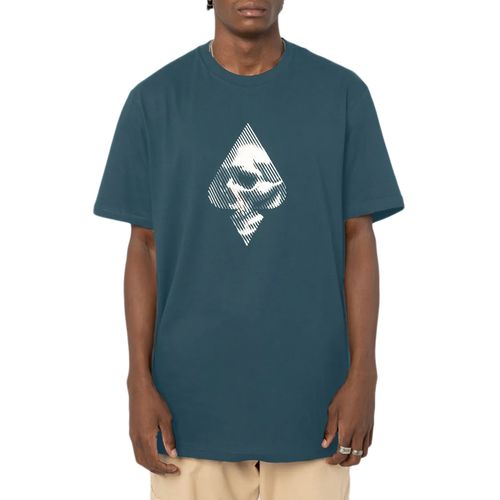 Camiseta-Masculina-MCD-Skull-Linhas-AZUL