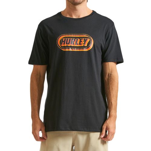Camiseta-Masculina-Hurley-Speed-PRETO