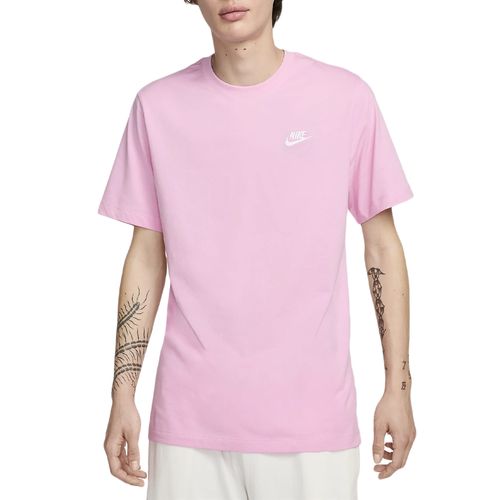 Camiseta-Masculina-Nike-Sportswear-Club-Pink-Rise-ROSA
